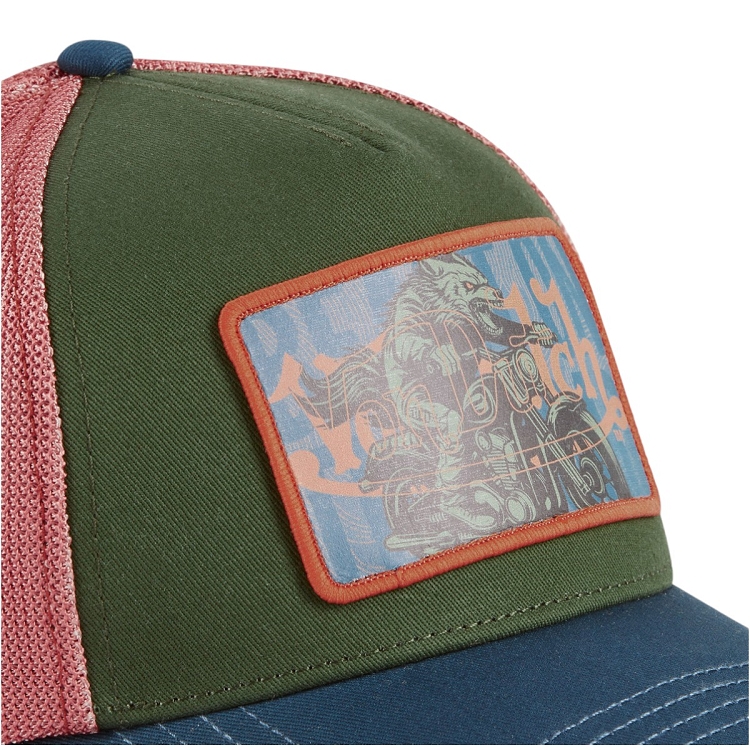 Von dutch homme casquettes   baseball filet animaux vert2567301_3 sur voshoes.com