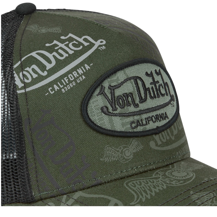 Von dutch homme casquettes  cafe vert2567601_3 sur voshoes.com