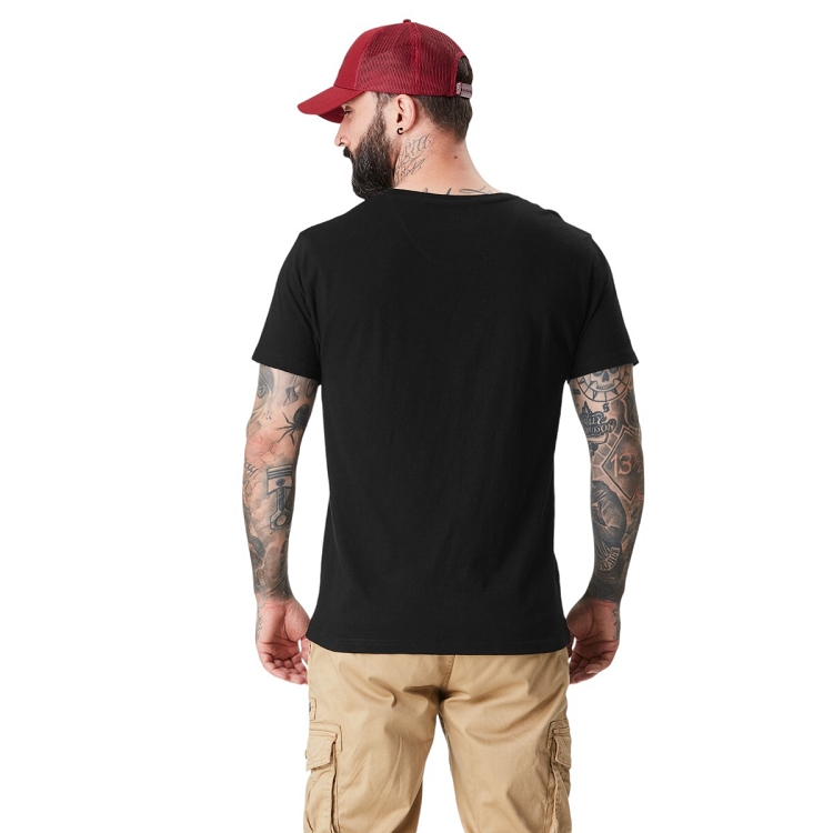 Von dutch homme tee shirt slub  avec logo noir2568301_2 sur voshoes.com