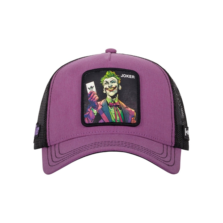 homme Capslab by freegum homme casquette trucker capslab dc comics violet