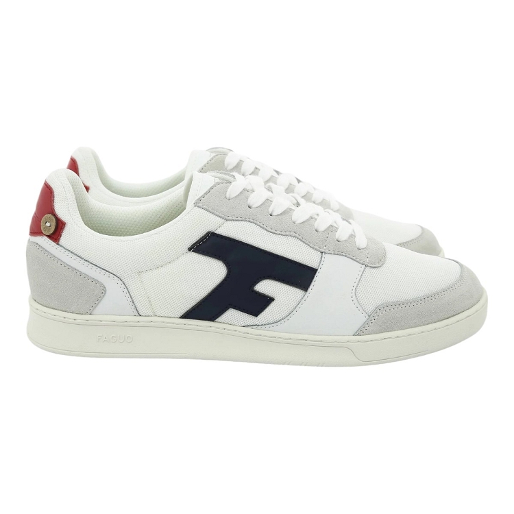 homme Faguo homme hazel syn woven suede blanc