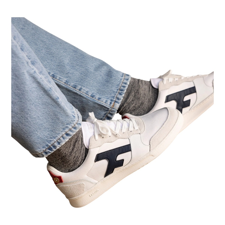 Faguo homme hazel syn woven suede blanc2570701_4 sur voshoes.com