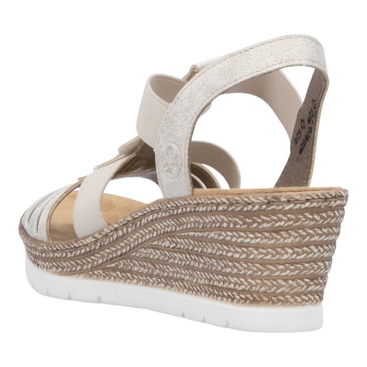 Rieker femme 619b2 beige2586101_3 sur voshoes.com