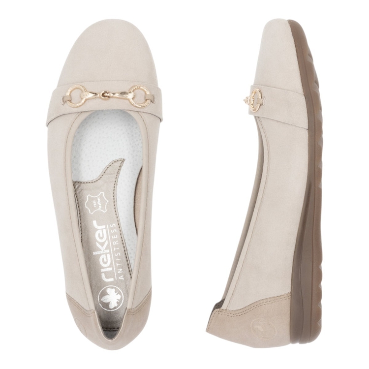 Rieker femme l9360 beige2587101_4 sur voshoes.com