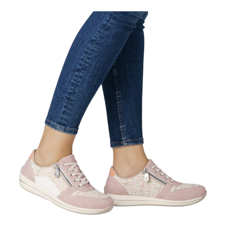 Rieker femme n1100 rose2587601_5 sur voshoes.com