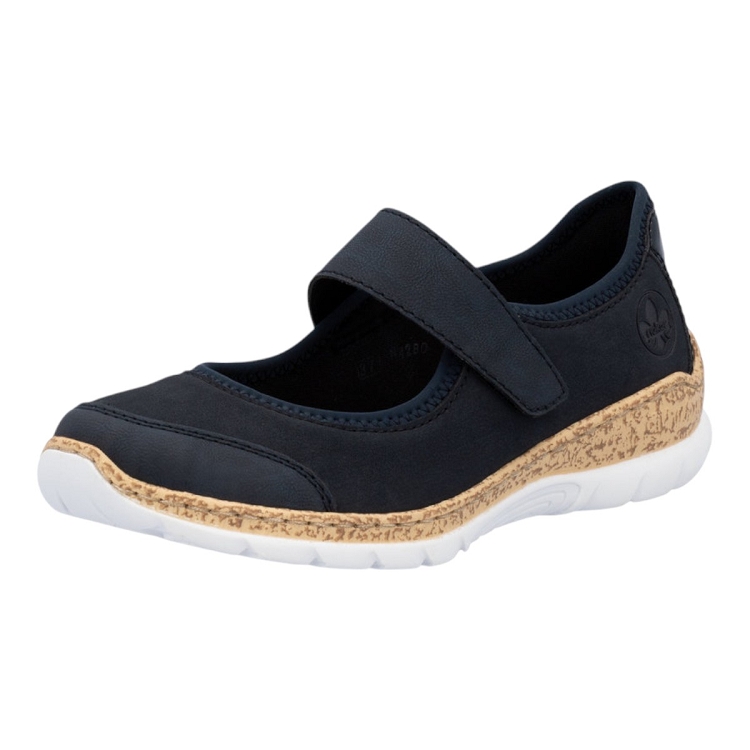 Rieker femme n42b0 bleu2587901_2 sur voshoes.com