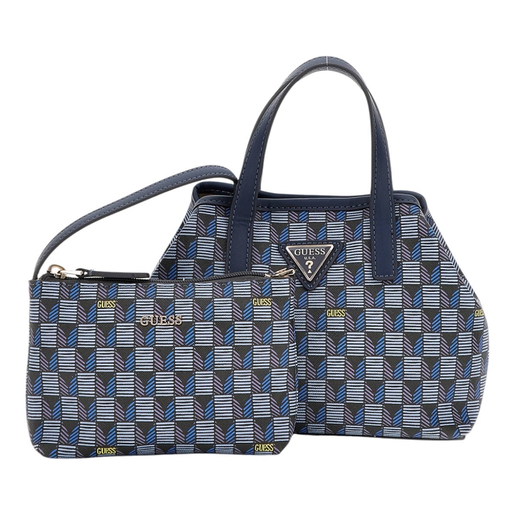 femme Guess femme vikky ii large tote bleu