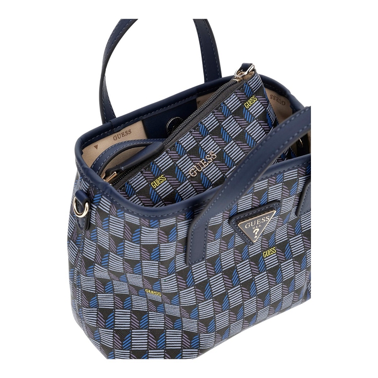 Guess femme vikky ii large tote bleu2600102_3 sur voshoes.com