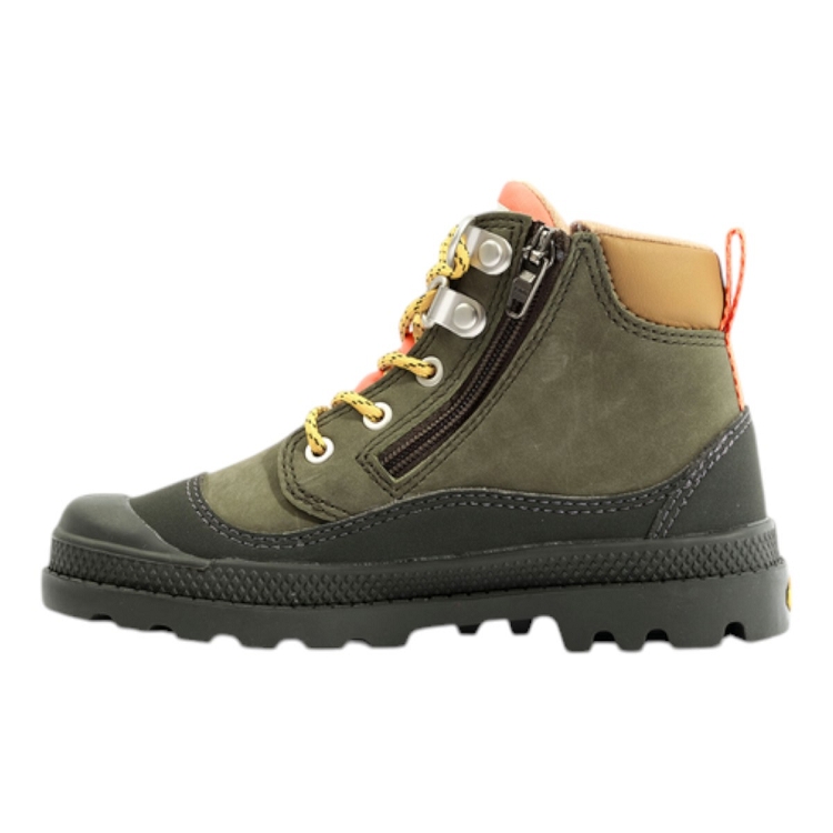 Palladium femme pampa hi cuff hkr wp vert2602901_5 sur voshoes.com