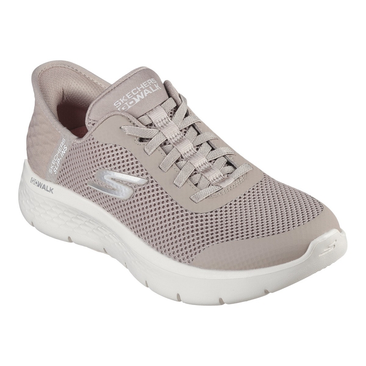 Skechers femme go walk flex   grand entry beige2616702_2 sur voshoes.com