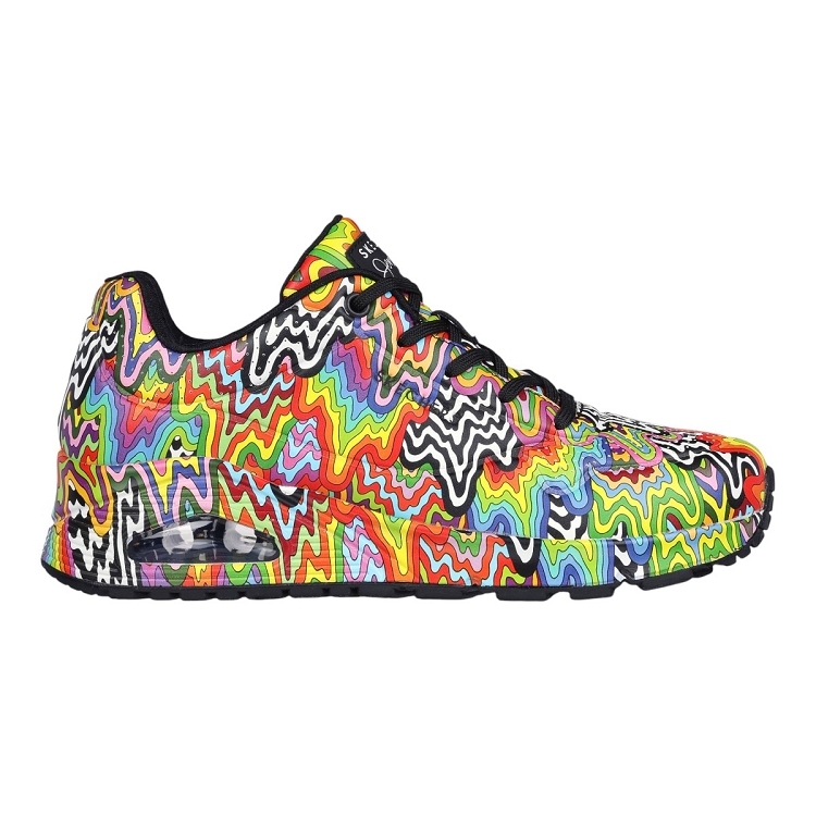 femme Skechers femme uno infinite drip multicolore