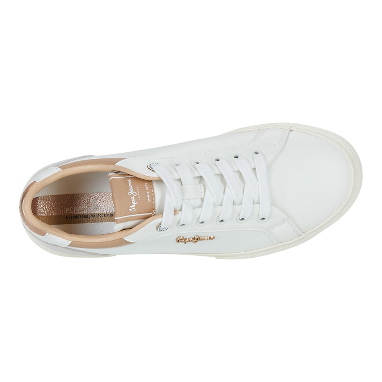 Pepe jeans femme kenton court w marron2624601_5 sur voshoes.com