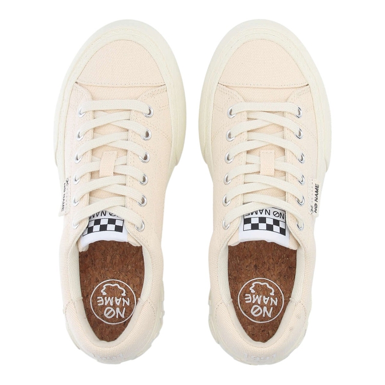 No name femme reset sneaker w beige2630303_5 sur voshoes.com