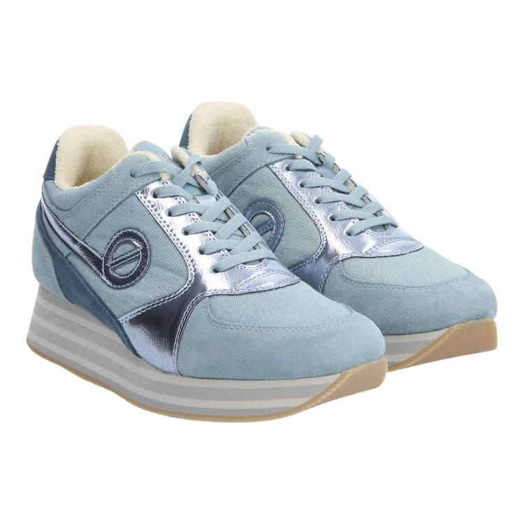 No name femme parko jogger w bleu2630801_2 sur voshoes.com