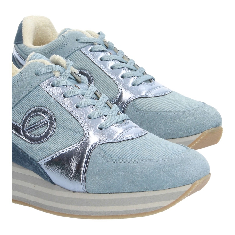 No name femme parko jogger w bleu2630801_4 sur voshoes.com