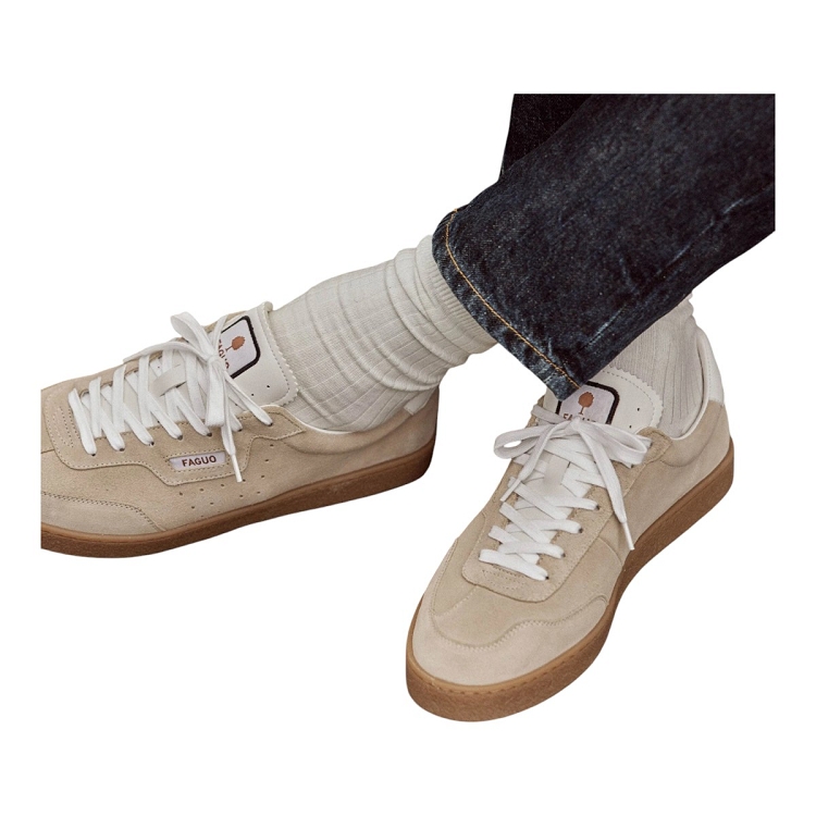 Faguo homme lumbo  suede beige2632401_5 sur voshoes.com