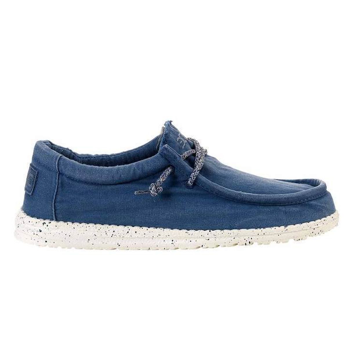 Mocassin toile homme best sale