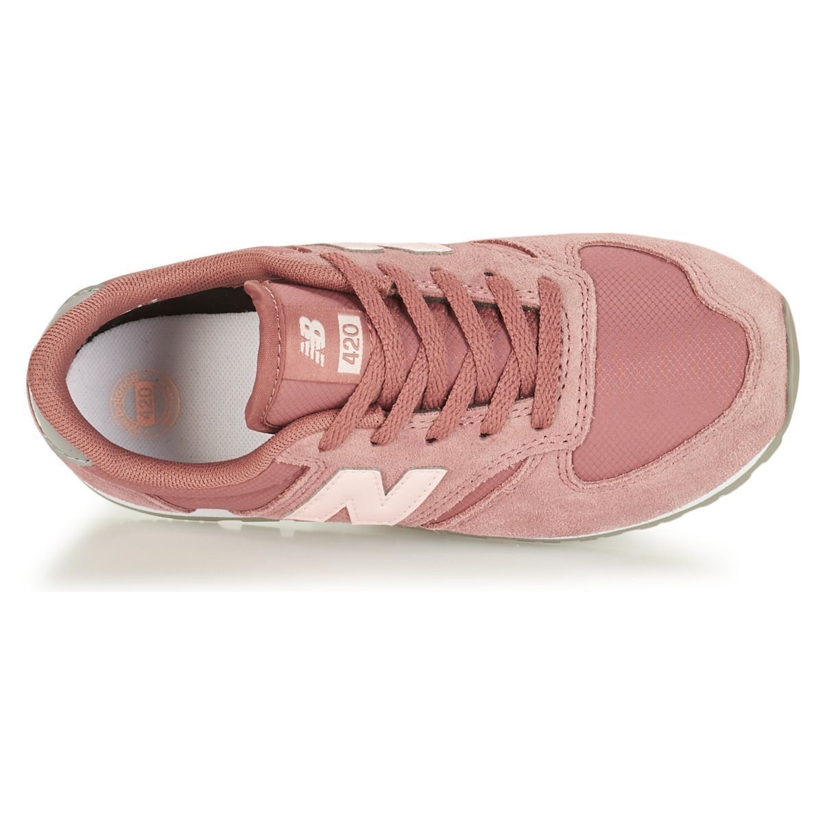 Baskets mode fille New balance yc 420 rose VoShoes