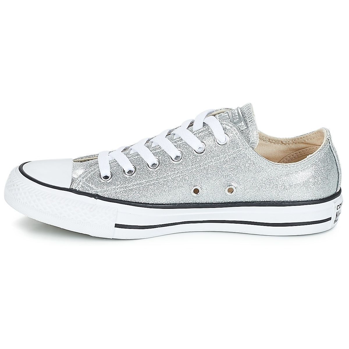 Converse femme basse argent hotsell