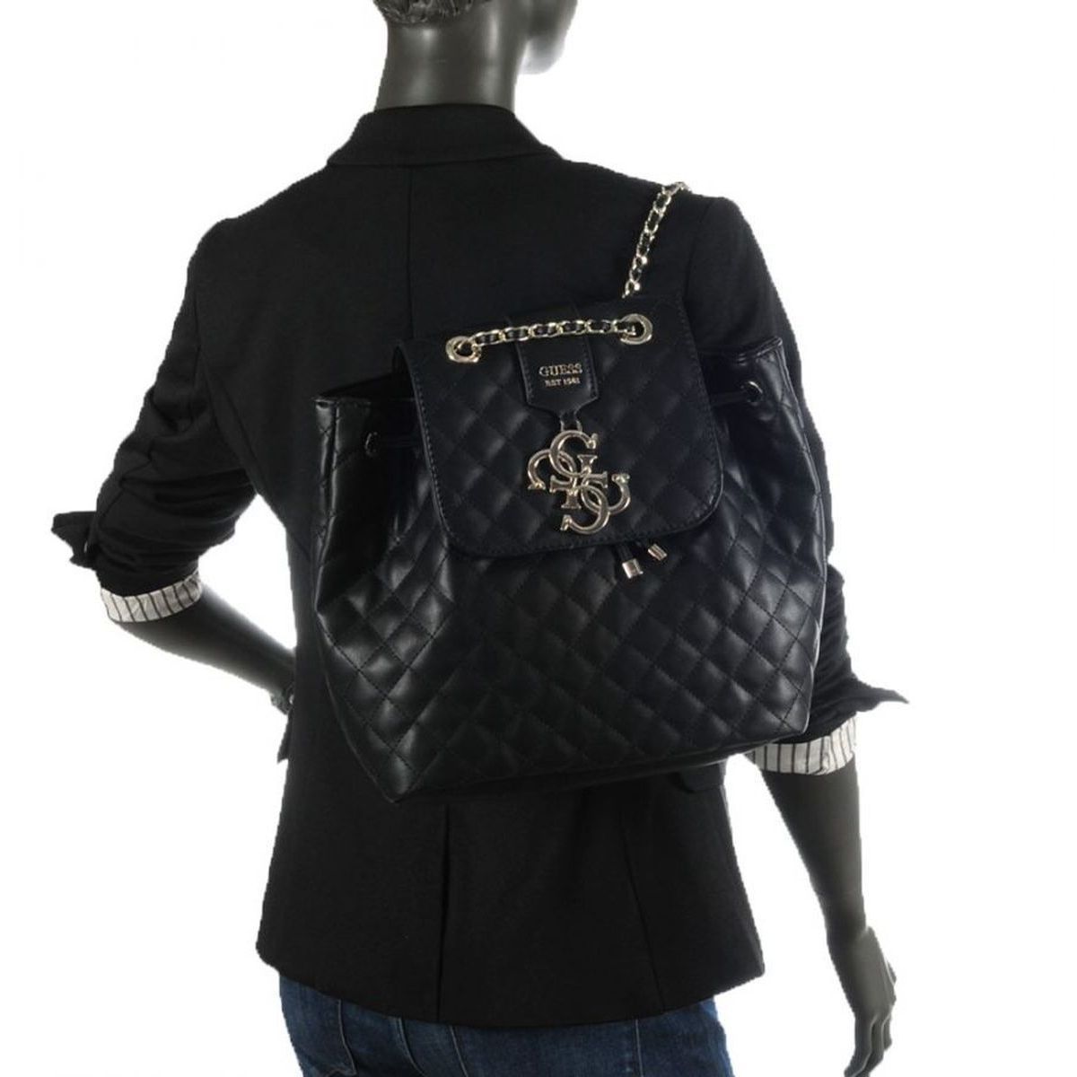 Ballerines et babies femme Guess miriam backpack noir VoShoes