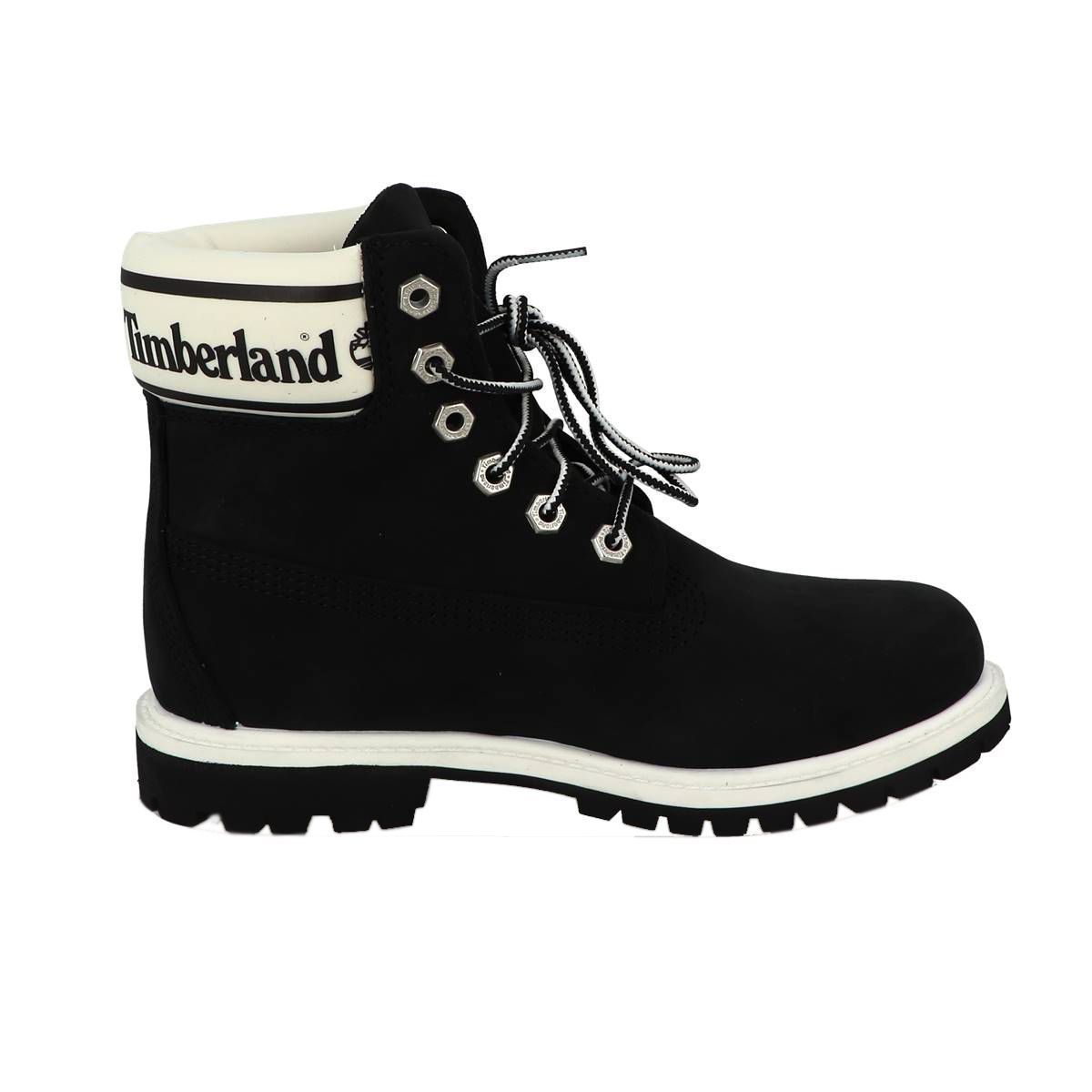 Bottines femme Timberland 6 in premium boot noir VoShoes