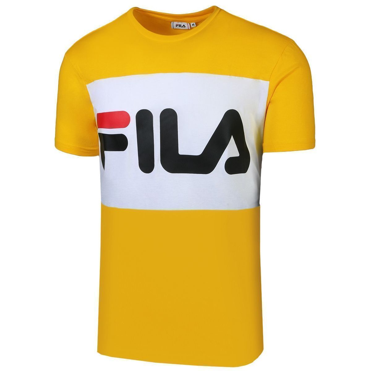 Tshirt et polos homme Fila men day tee jaune VoShoes