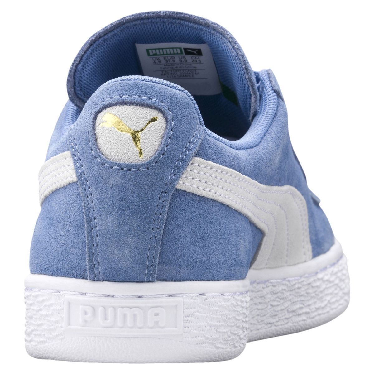 Baskets mode femme Puma suede classic wns bleu VoShoes