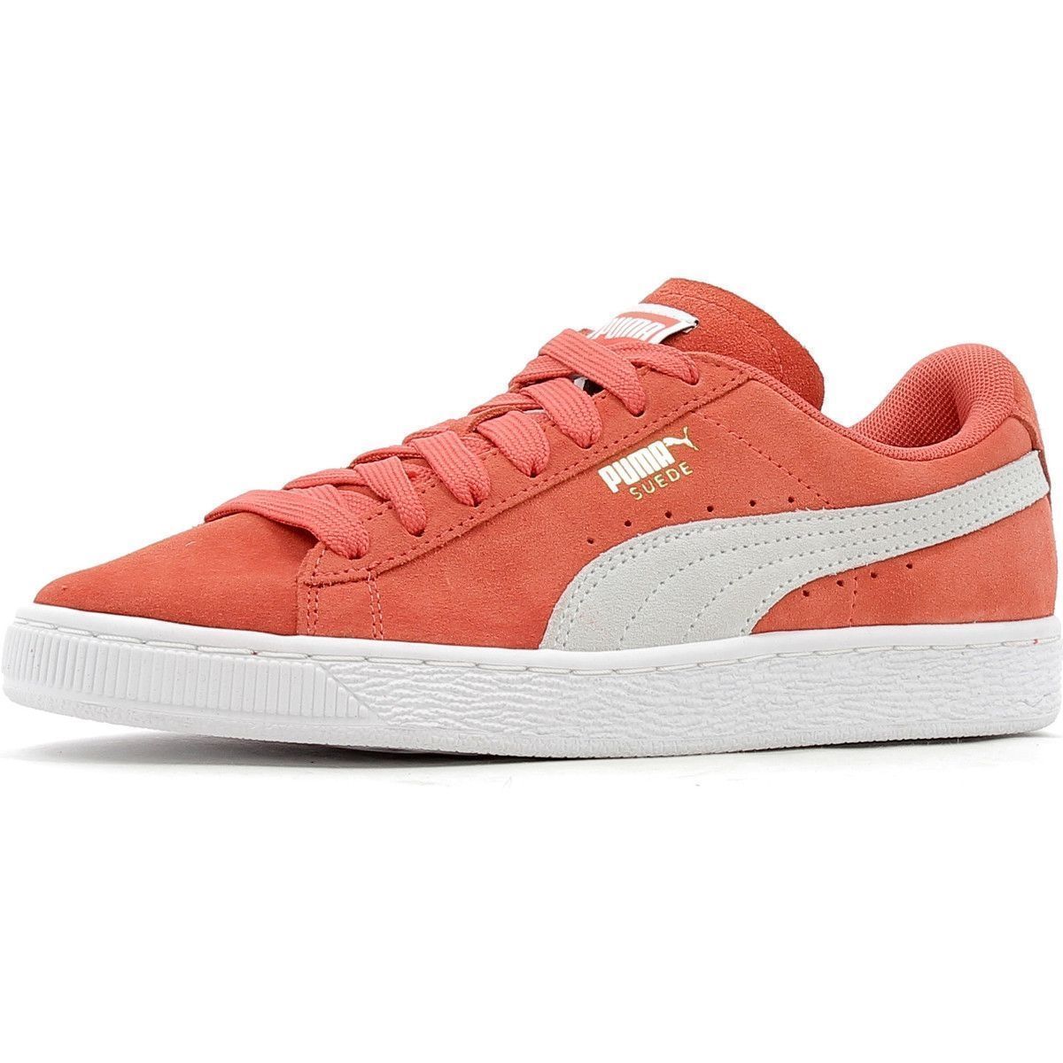 Baskets mode femme Puma suede classic wns rouge VoShoes