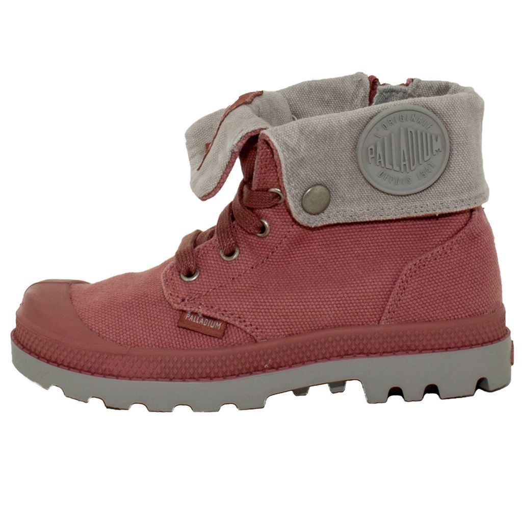 Bottines garcon Palladium baggy zipper k rouge VoShoes