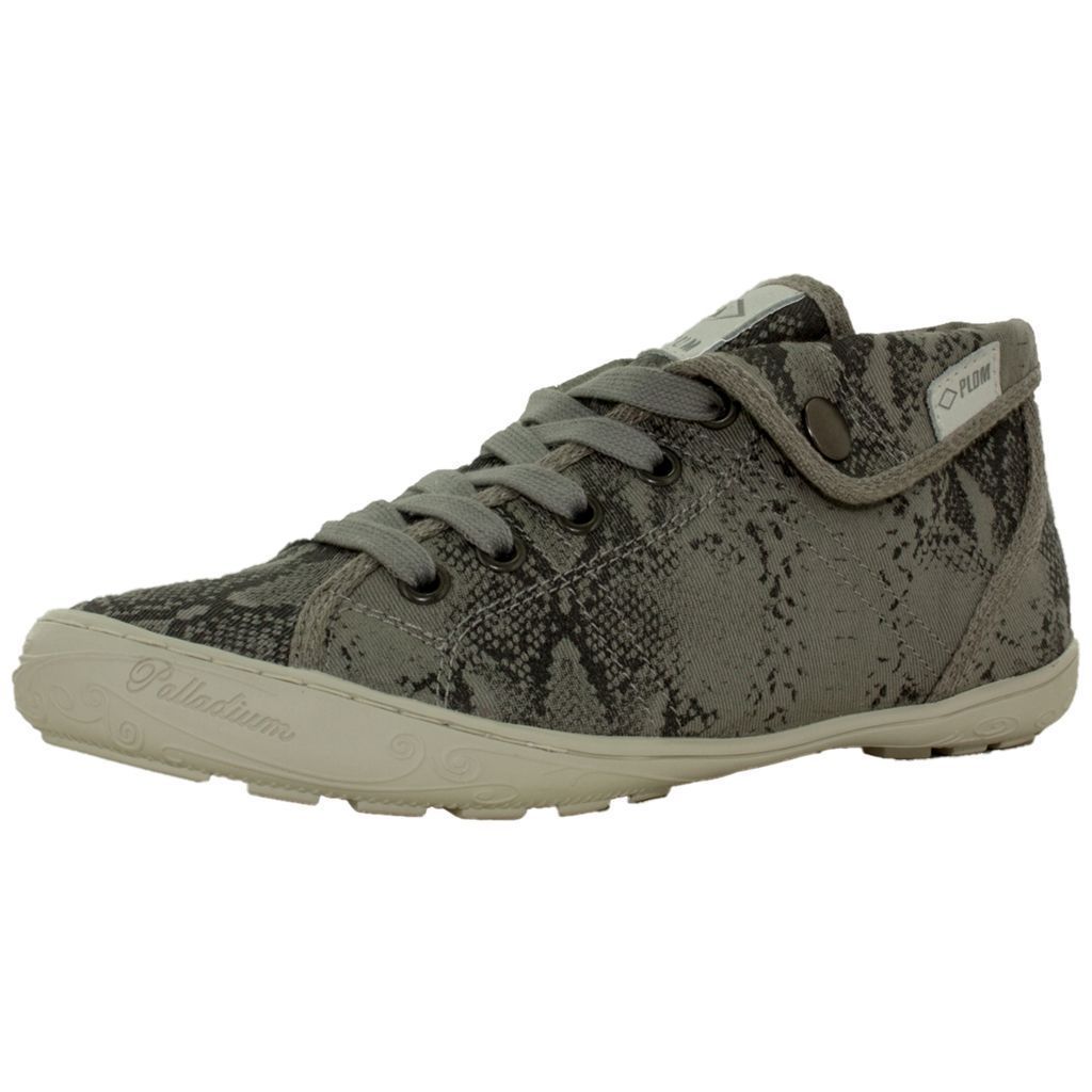 Baskets mode femme Palladium gaetane print gris VoShoes