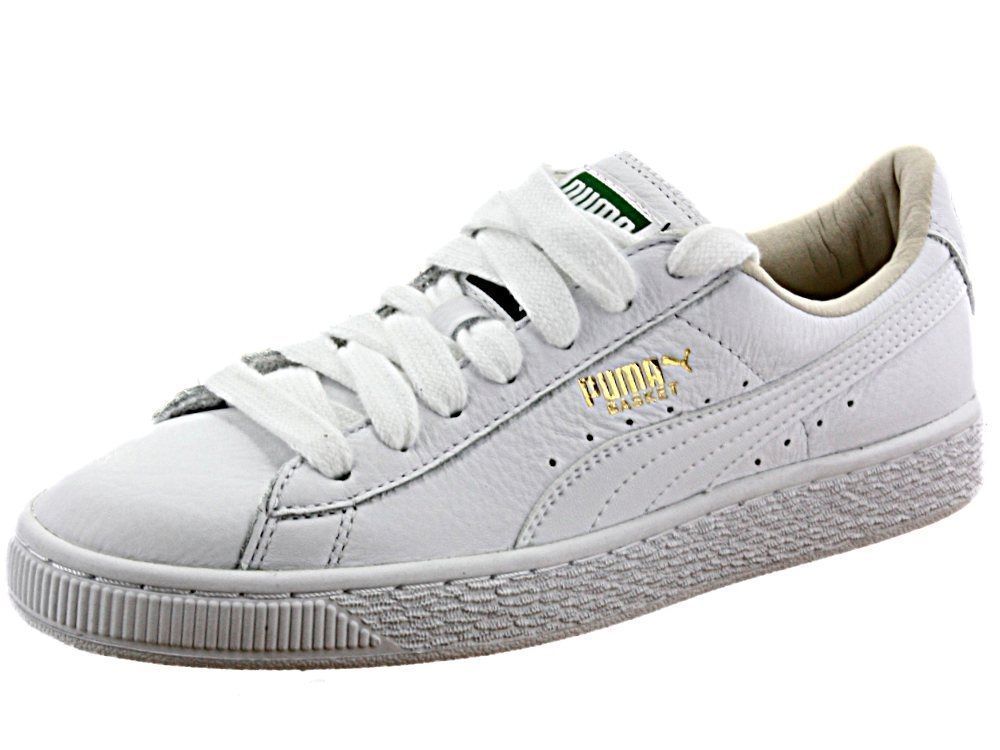 Baskets mode homme Puma suede classic blanc VoShoes