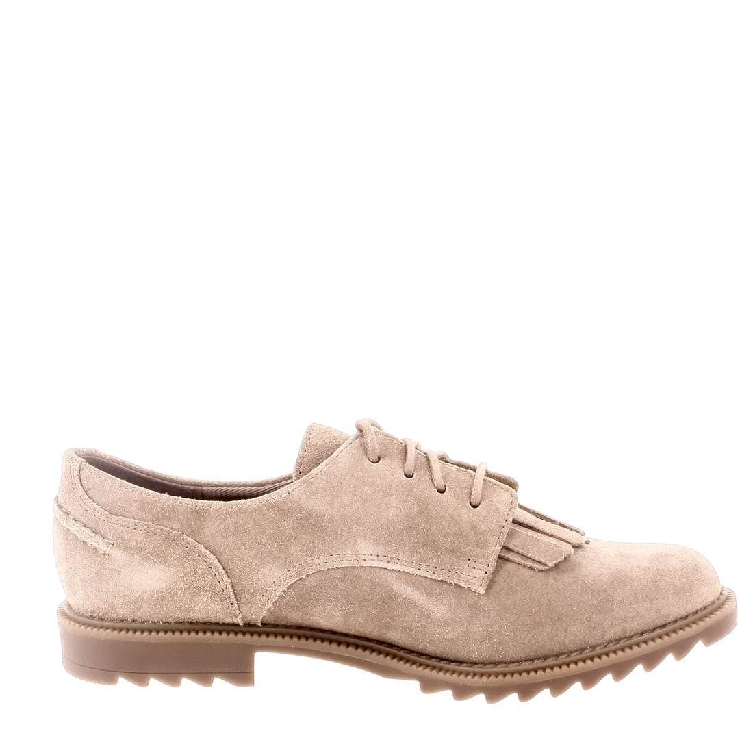 Chaussures a lacets femme Clarks griffin mabel beige VoShoes