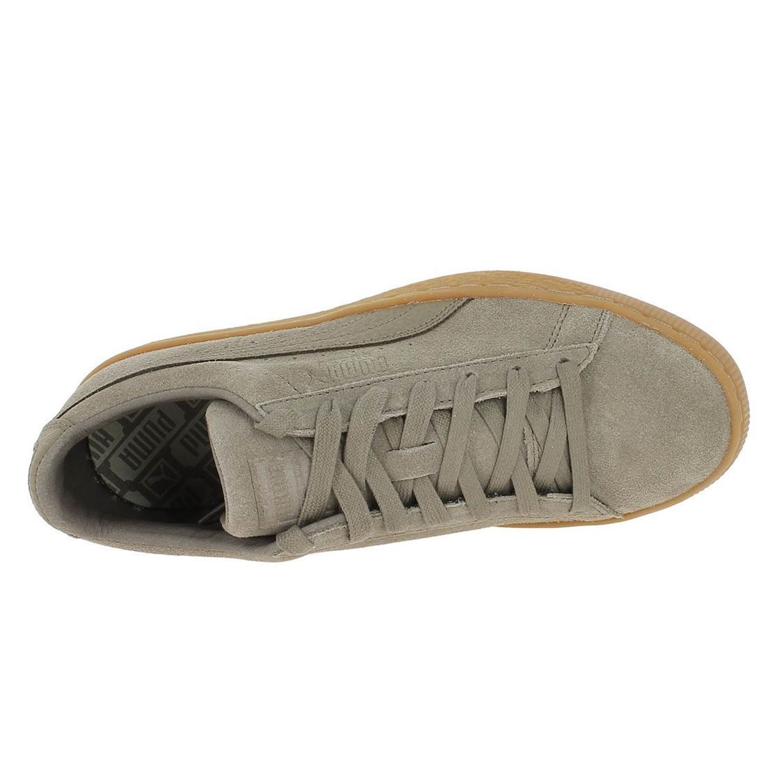 Baskets mode homme Puma suede classic warmth gris VoShoes