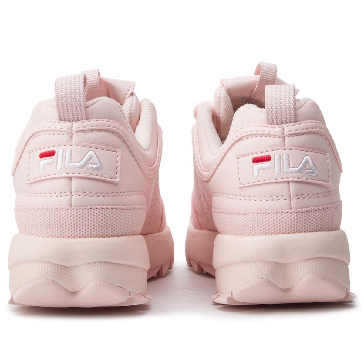 Baskets mode femme Fila disruptor low wmn rose VoShoes