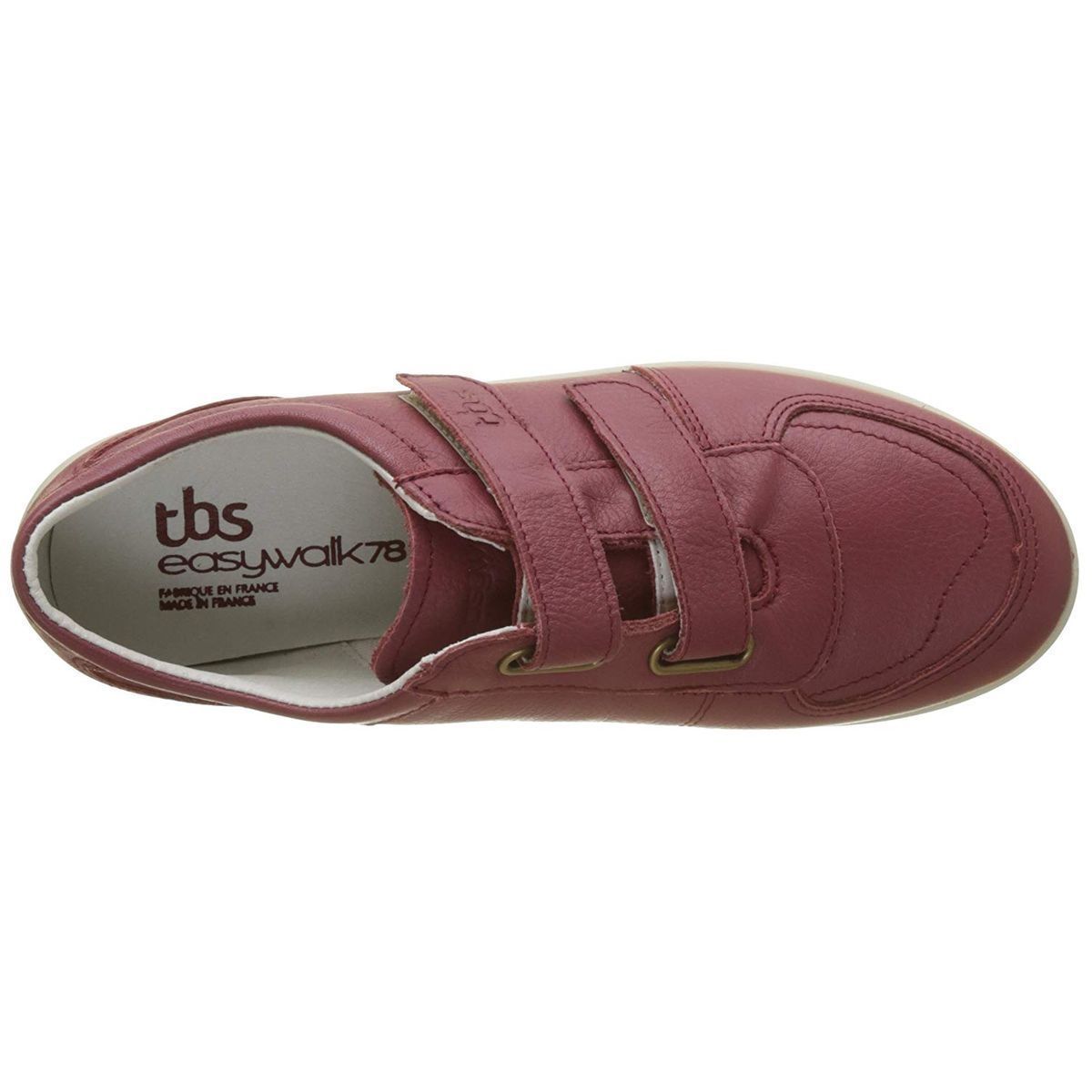 Baskets mode femme Tbs accroc rouge VoShoes