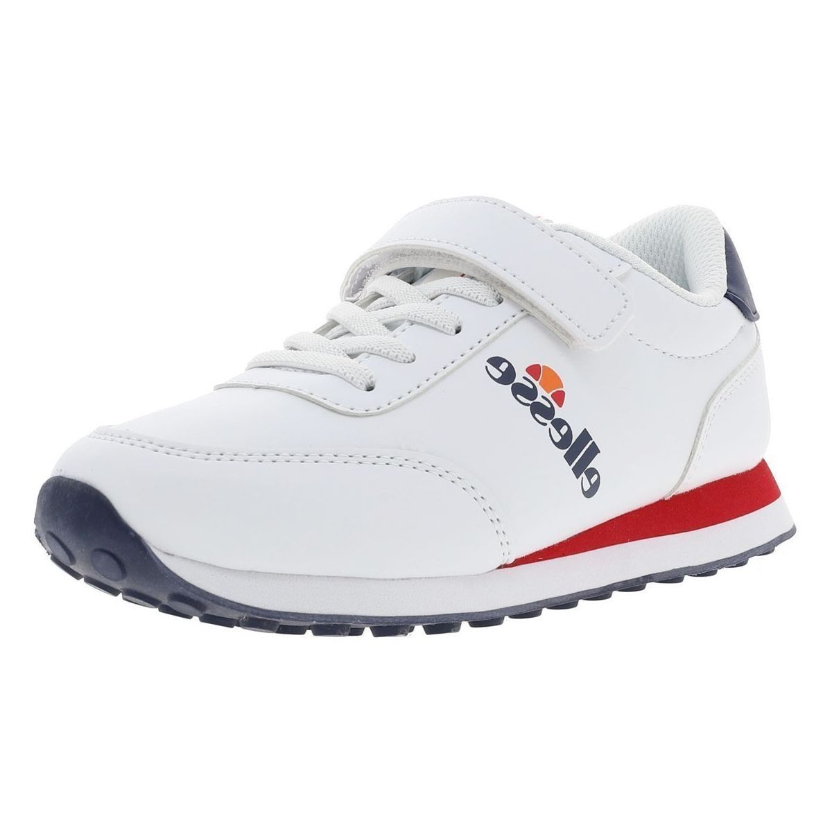 Baskets mode garcon Ellesse felix kids blanc VoShoes