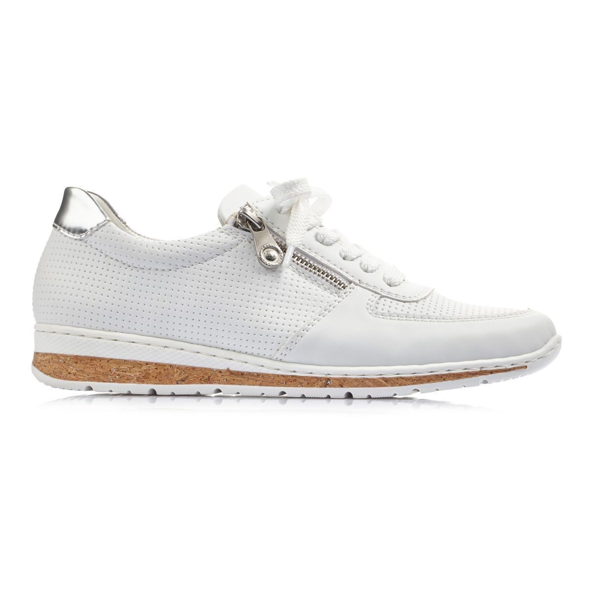 Baskets mode femme Rieker graziela blanc VoShoes