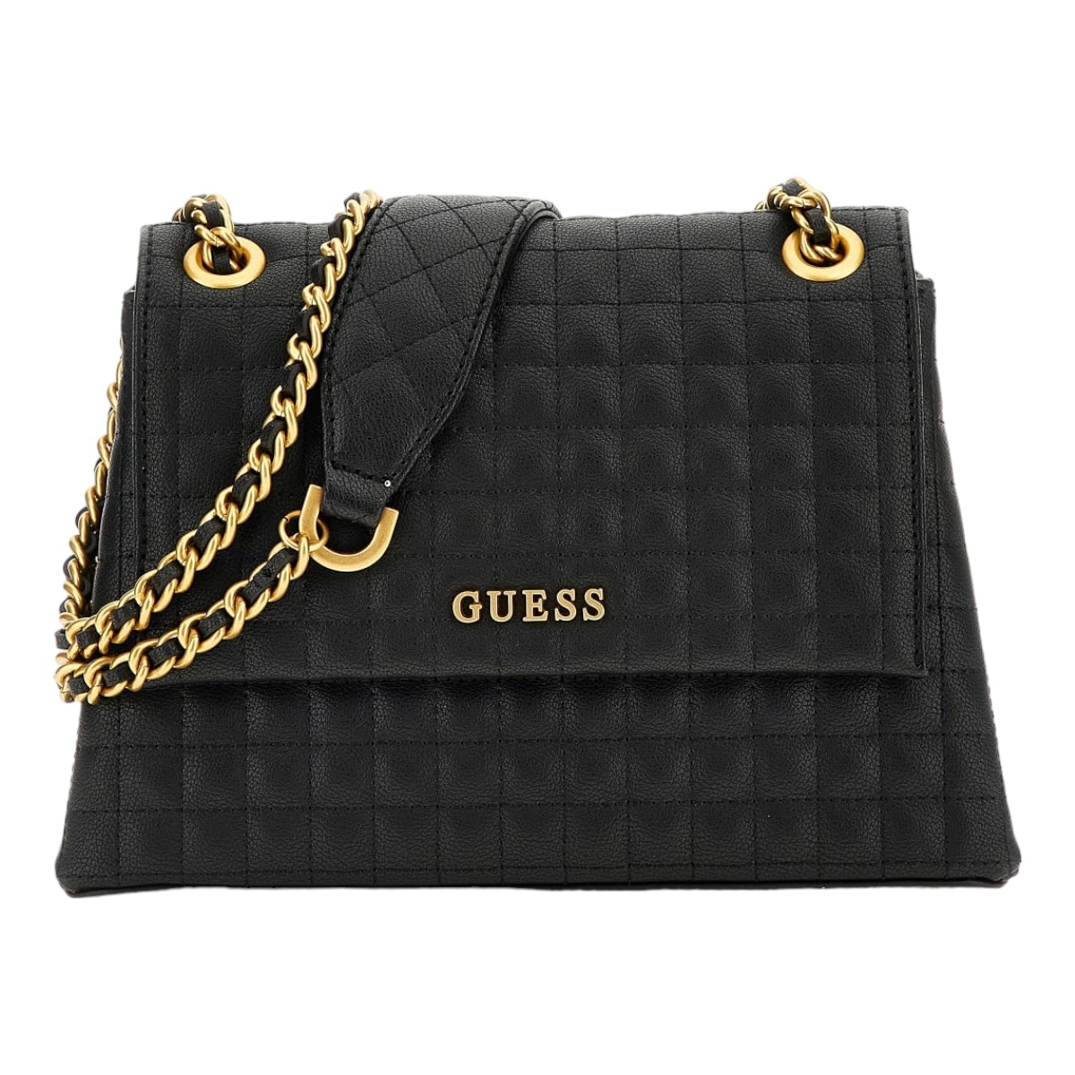 Sac guess noir outlet avec chaine